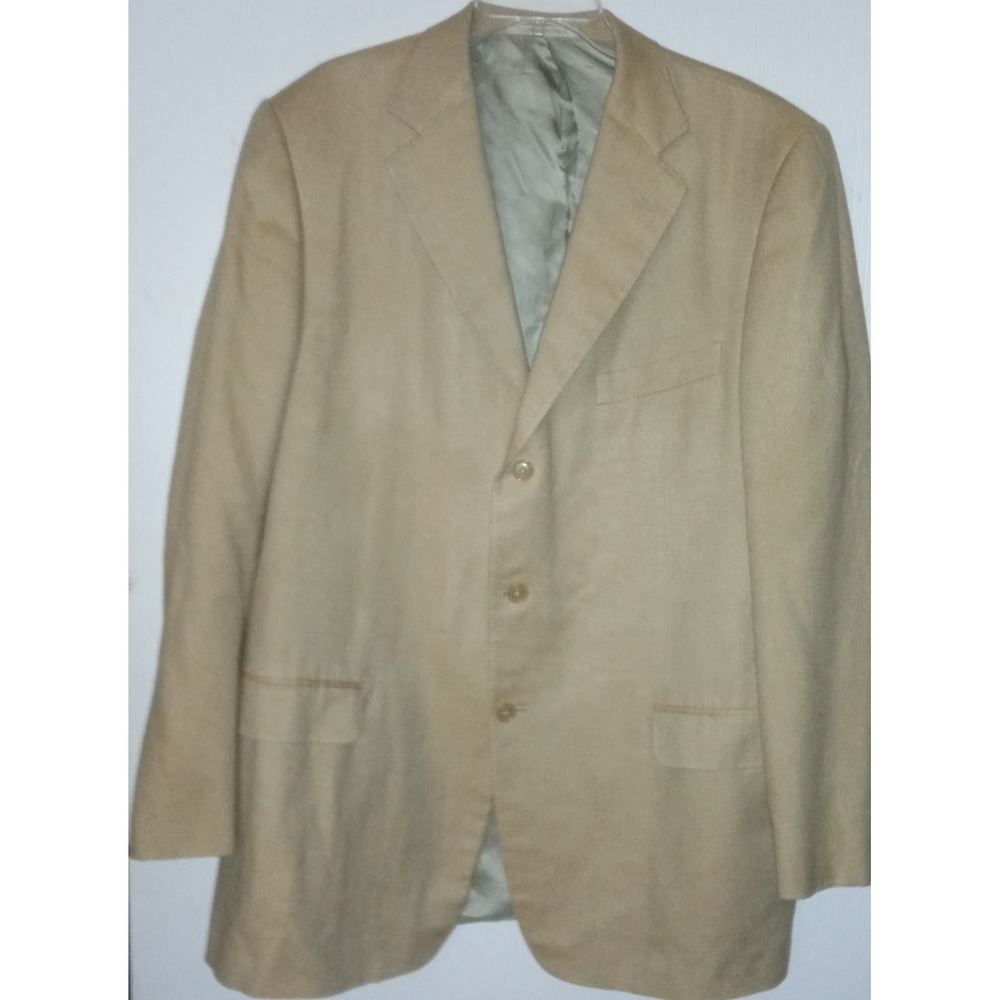Ermenegildo Zegna Silk Cashmere Blazer Sport Coat Jacket IT 58 US 48L MADE ITALY